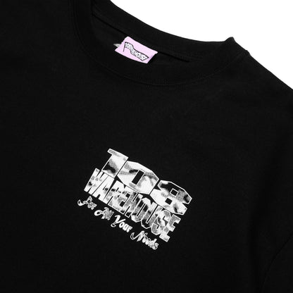 108WAREHOUSE - Black Shop T-Shirt - Camo