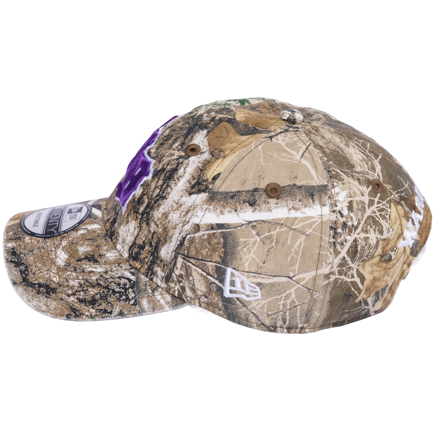 108WAREHOUSE x New Era - 9TWENTY Team Logo Cap - Realtree Camo Purple