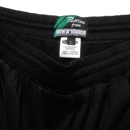 108WAREHOUSE - Two Panel Mesh Shorts - Black / White