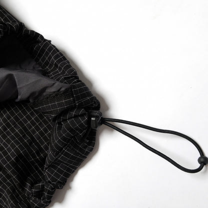 108WAREHOUSE - Zip Plaid Jacket - Black/Blue Checkered