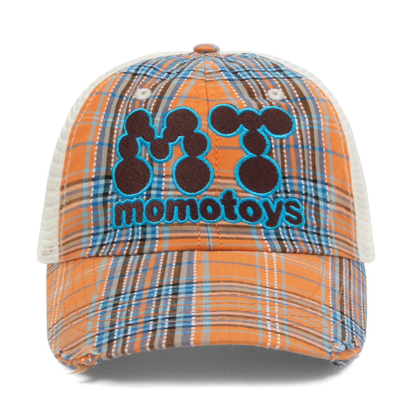 Momotoys - MT Hat - Orange Plaid