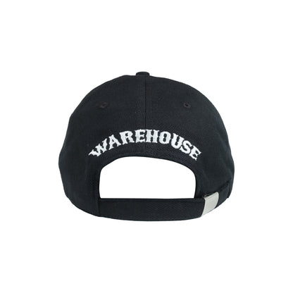 108Warehouse Team Cap - Black Twill