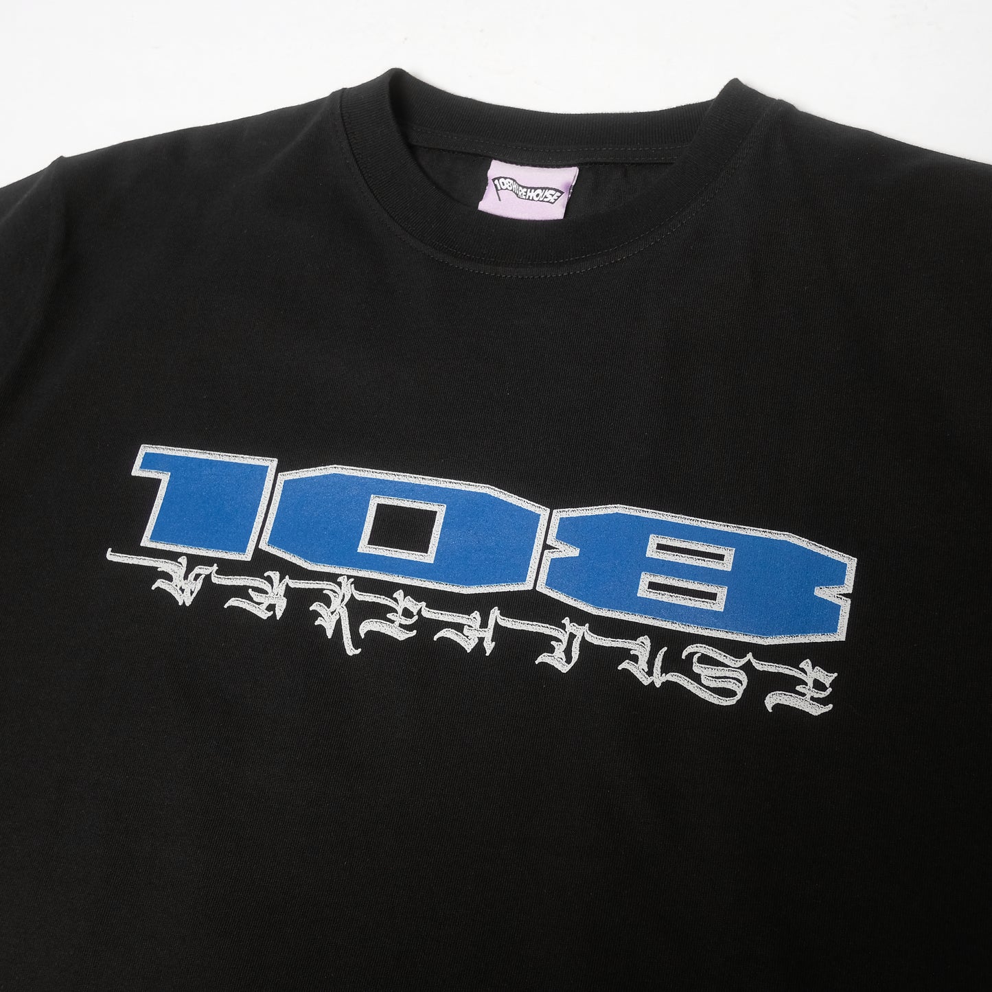 108WAREHOUSE - Border T-Shirt - Black