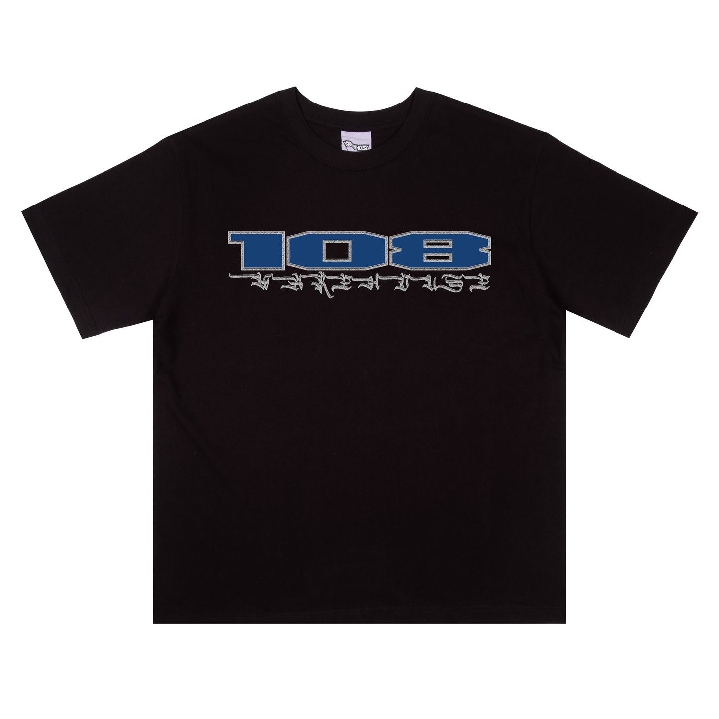 108WAREHOUSE - Border T-Shirt - Black