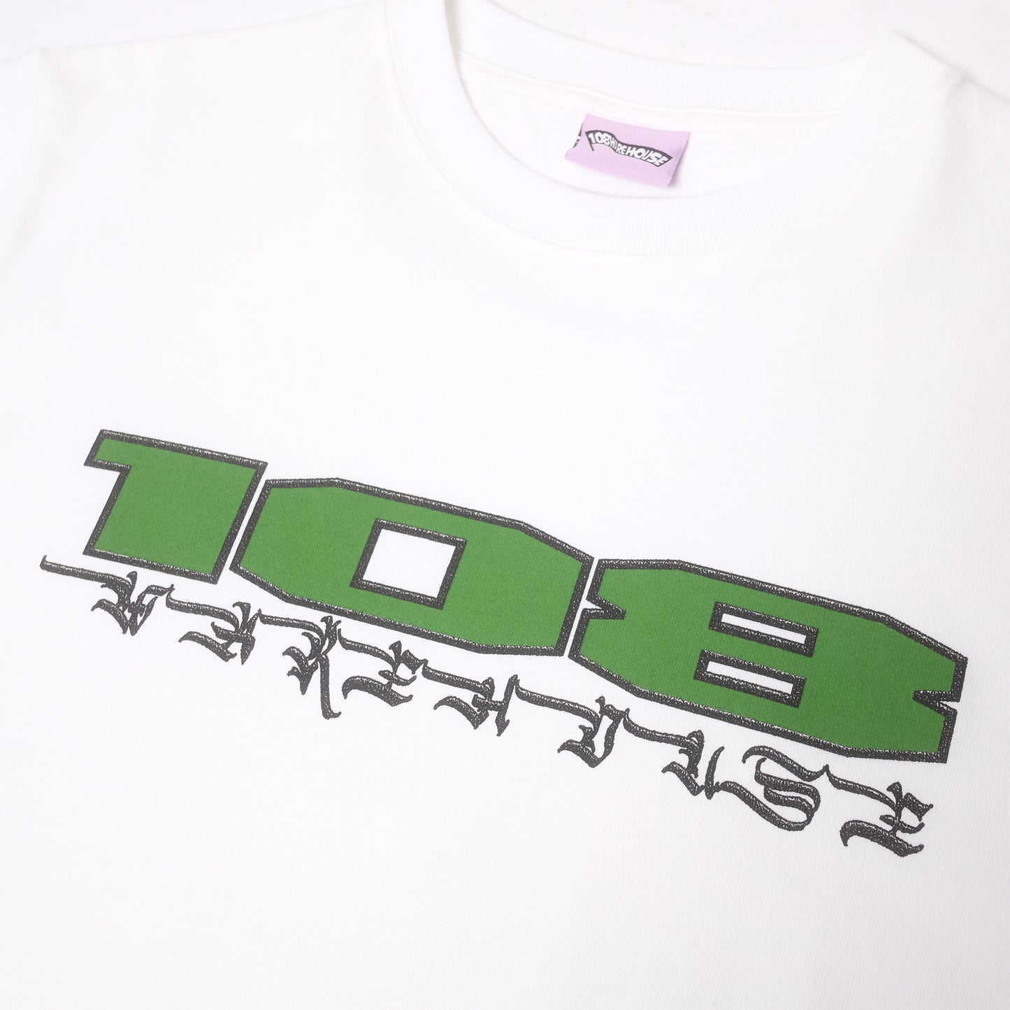 108WAREHOUSE - Border T-Shirt - White
