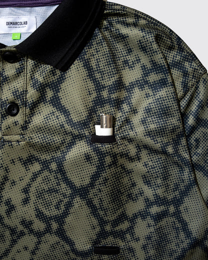 DeMarcoLab - Phyton Kun S/S Polo - Olive