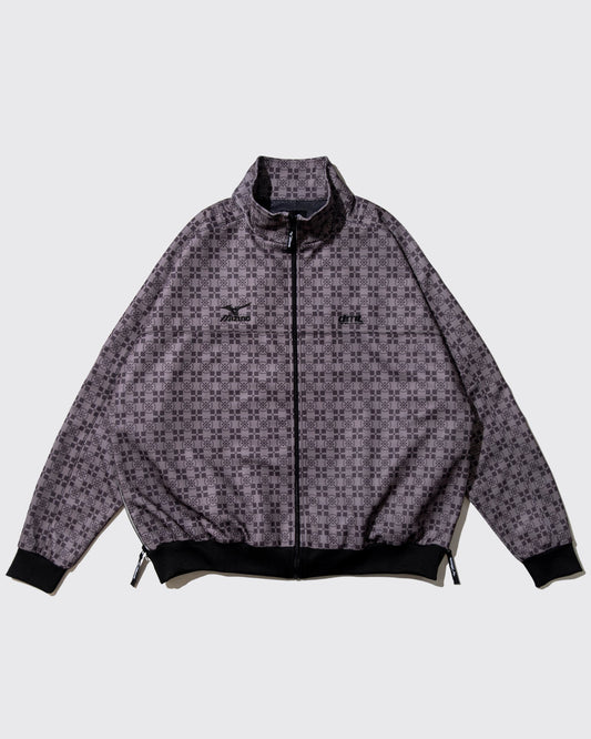 Demarcolab x Mizuno - Training Jacket - Brown Pattern