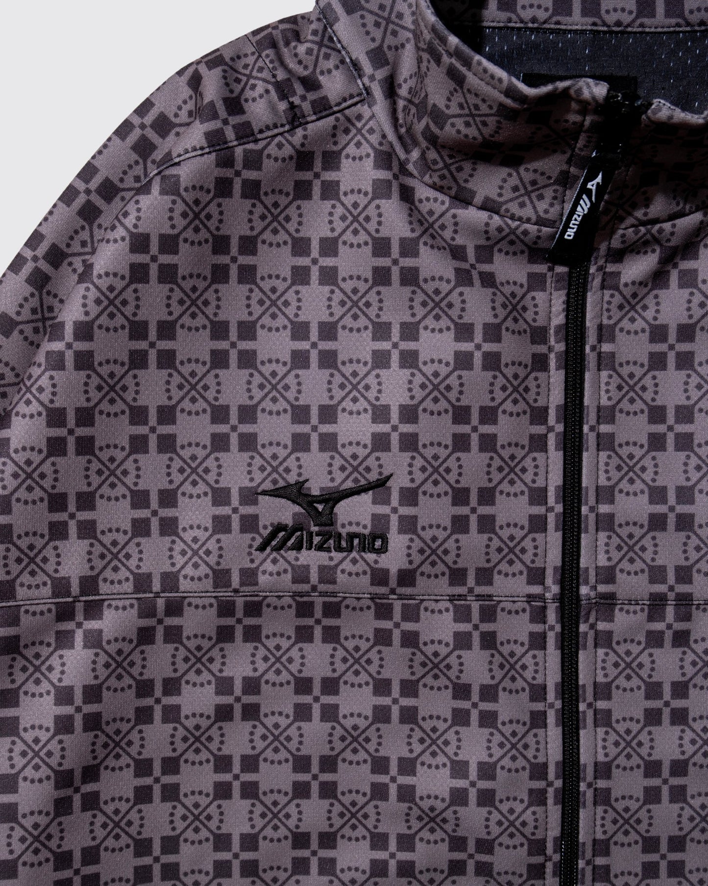 Demarcolab x Mizuno - Training Jacket - Brown Pattern
