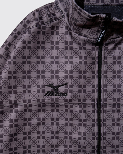 Demarcolab x Mizuno - Training Jacket - Brown Pattern