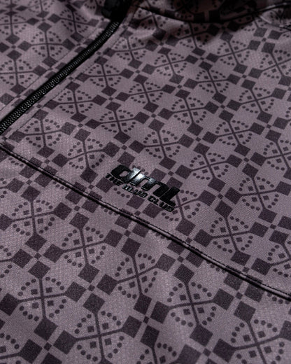 Demarcolab x Mizuno - Training Jacket - Brown Pattern