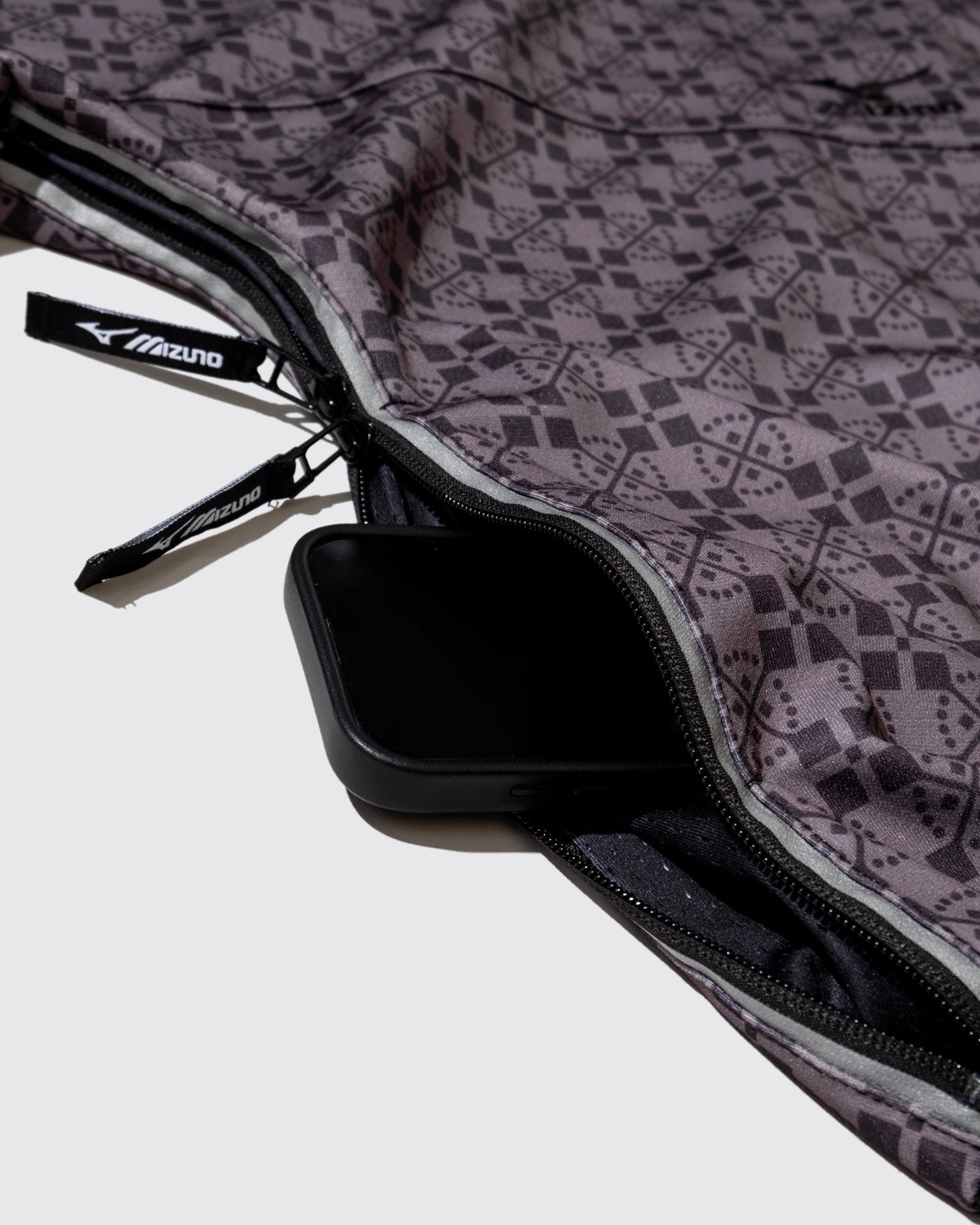 Demarcolab x Mizuno - Training Jacket - Brown Pattern