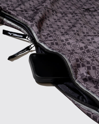 Demarcolab x Mizuno - Training Jacket - Brown Pattern