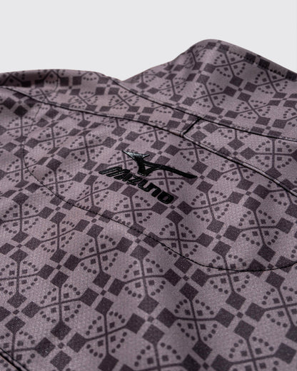 Demarcolab x Mizuno - Training Jacket - Brown Pattern