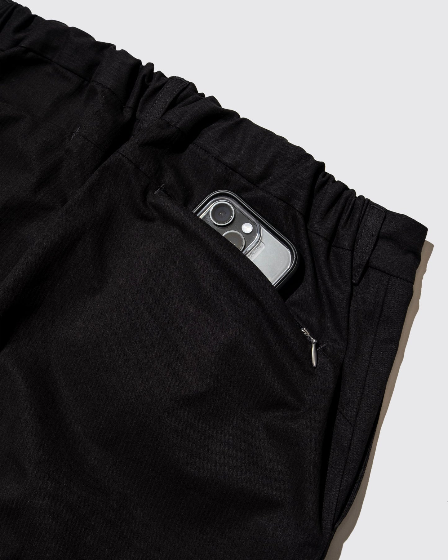 DeMarcoLab - Herringbone All-Round Slacks - Black