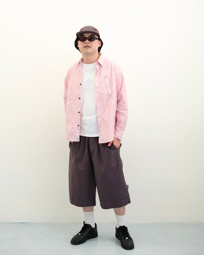 DeMarcoLab - Plaid Jumbo Shorts - Crimson