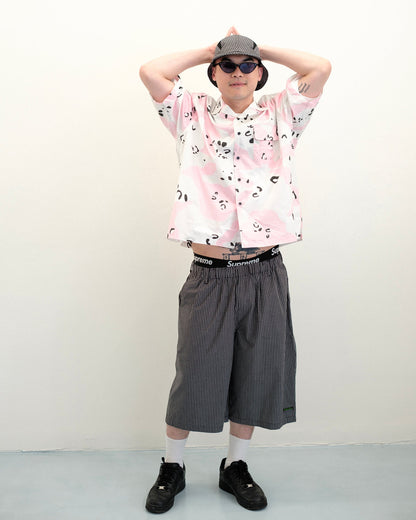 DeMarcoLab - Plaid Jumbo Shorts - Black