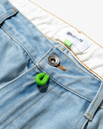 DeMarcoLab - Silver Dub 7P Messy Jeans - Washed Indigo