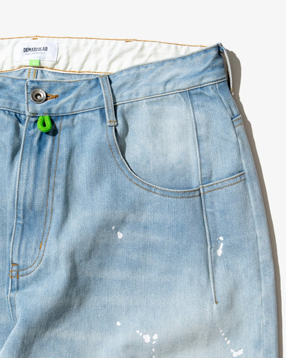 DeMarcoLab - Silver Dub 7P Messy Jeans - Washed Indigo
