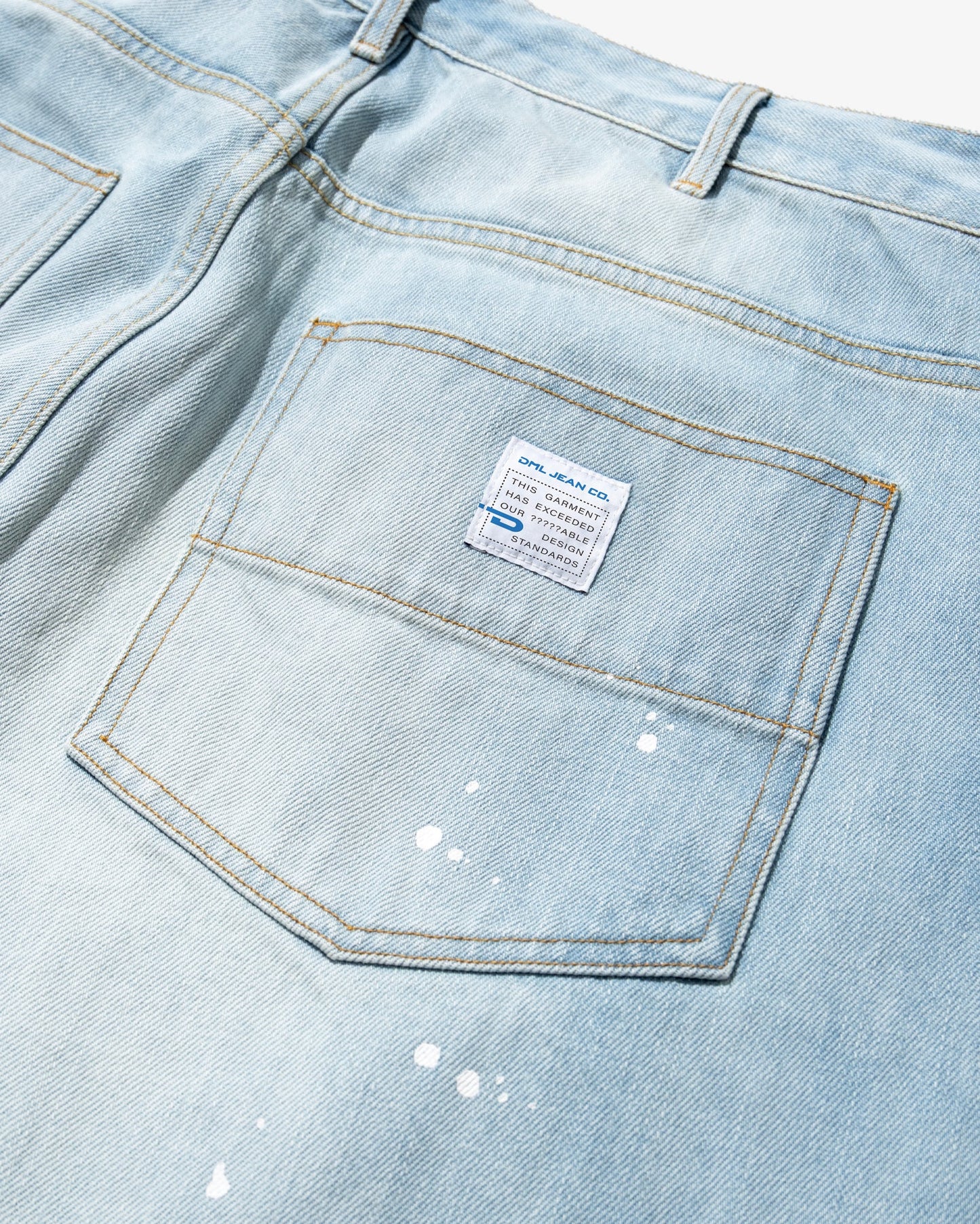DeMarcoLab - Silver Dub 7P Messy Jeans - Washed Indigo