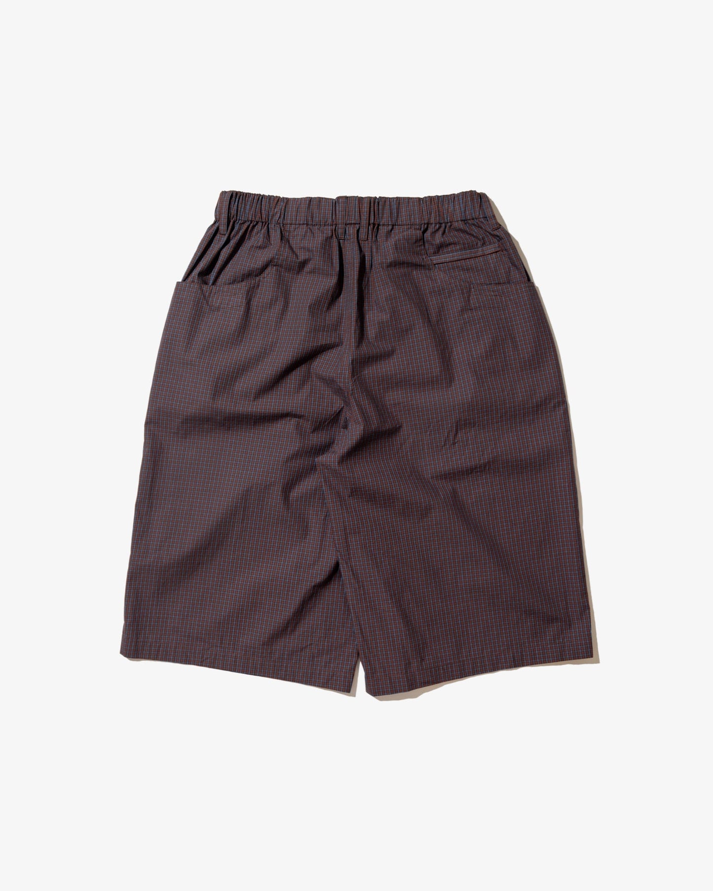 DeMarcoLab - Plaid Jumbo Shorts - Crimson