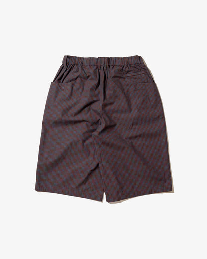 DeMarcoLab - Plaid Jumbo Shorts - Crimson