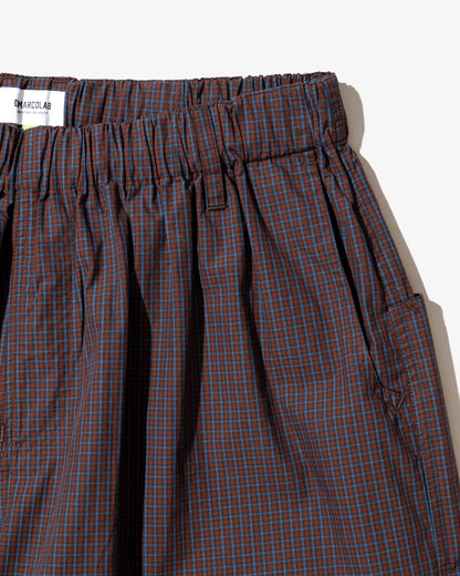DeMarcoLab - Plaid Jumbo Shorts - Crimson