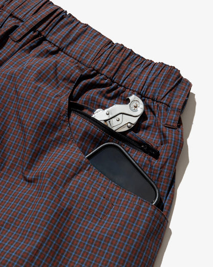 DeMarcoLab - Plaid Jumbo Shorts - Crimson