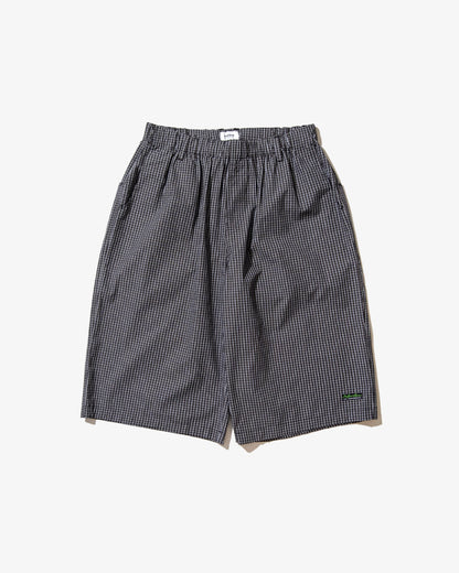 DeMarcoLab - Plaid Jumbo Shorts - Black