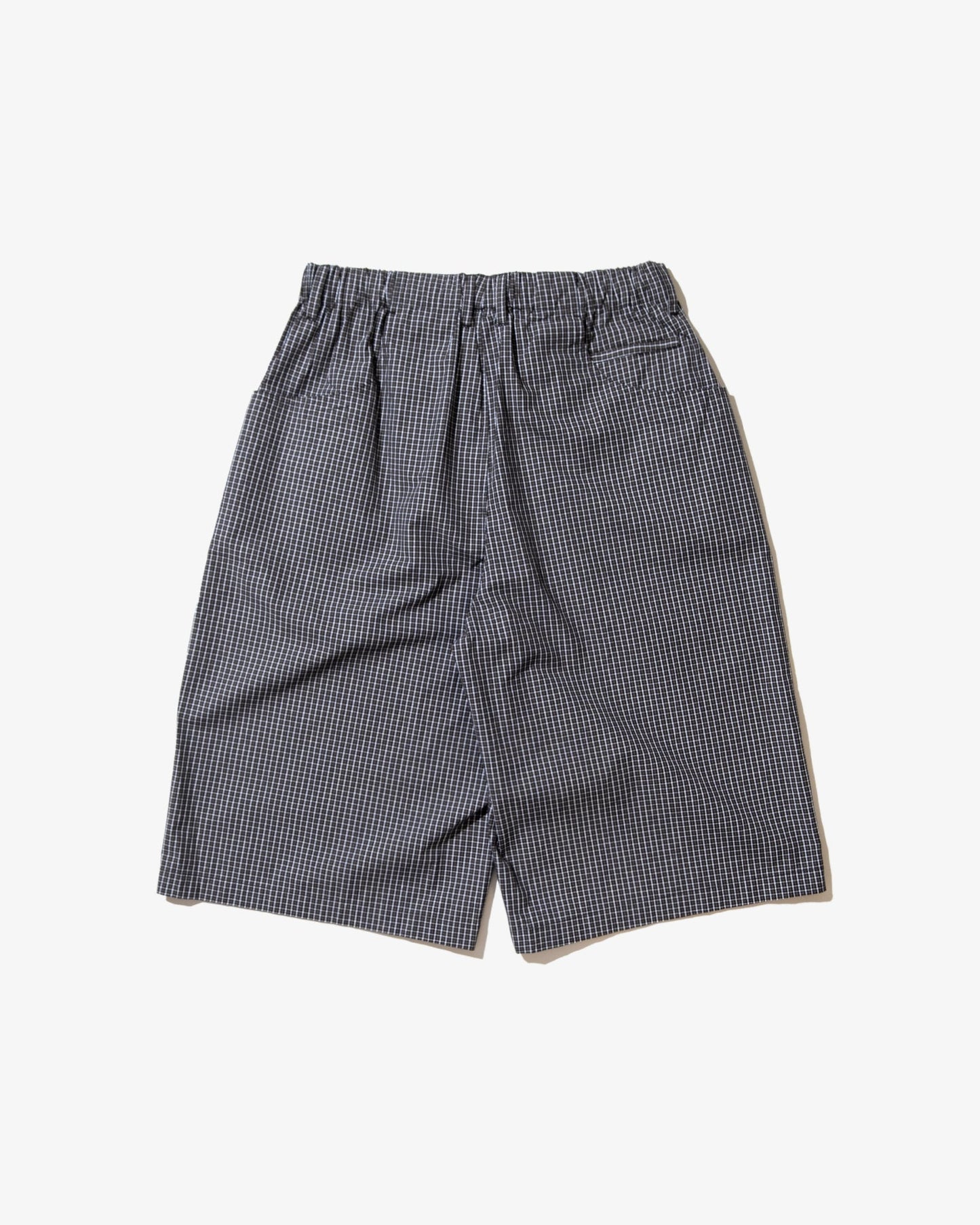 DeMarcoLab - Plaid Jumbo Shorts - Black