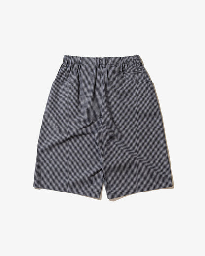 DeMarcoLab - Plaid Jumbo Shorts - Black