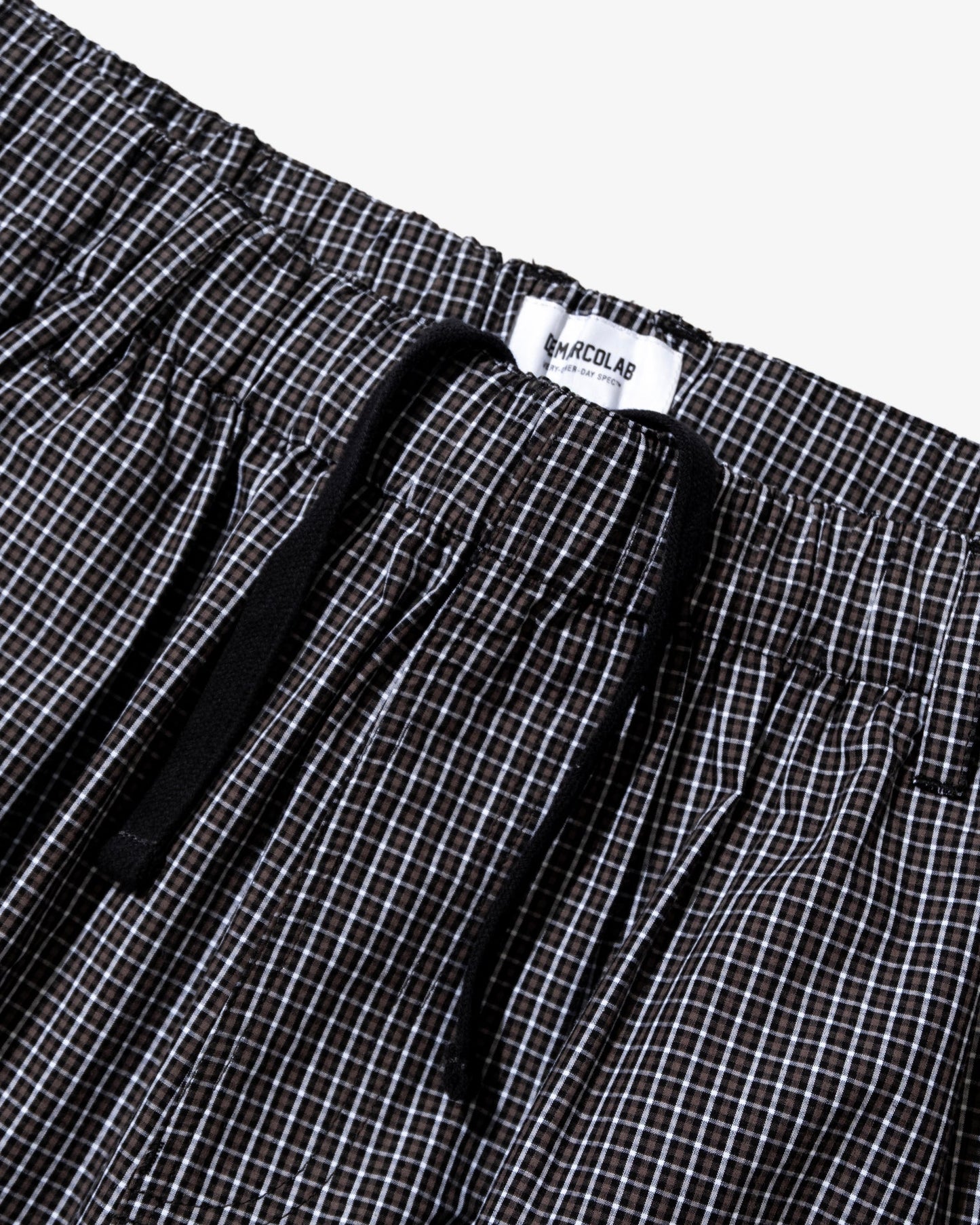 DeMarcoLab - Plaid Jumbo Shorts - Black