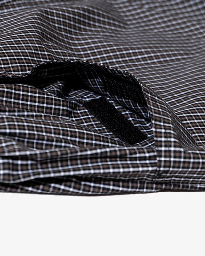 DeMarcoLab - Plaid Jumbo Shorts - Black