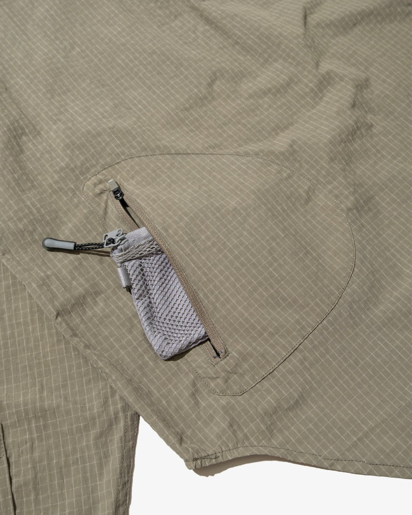 DeMarcoLab - Atom Grid Nylon Shirt - Sage