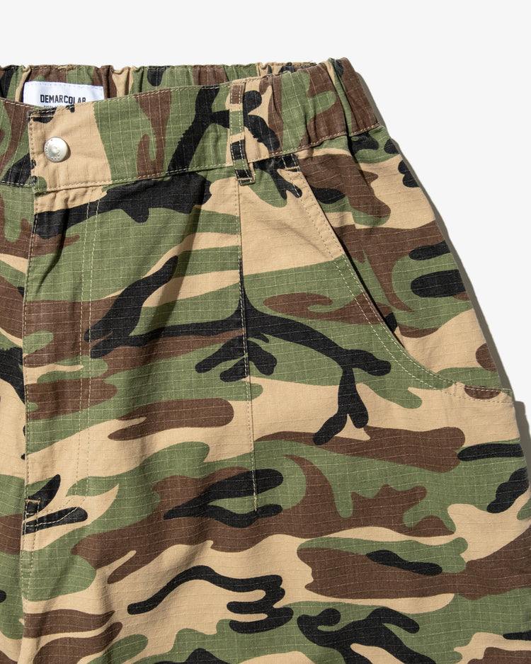 DeMarcoLab - Camo Moto Shorts - Camo
