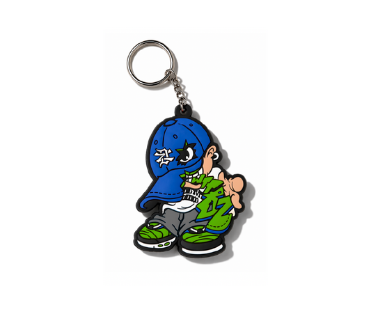 WELCOMETOTHEBRONXZOO - Zooboy Keychain - Blue/Green