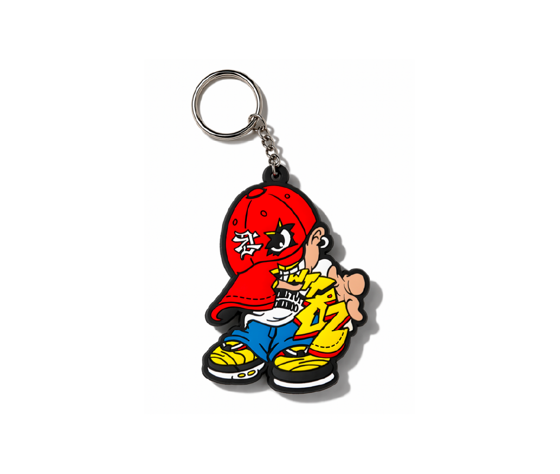 WELCOMETOTHEBRONXZOO - Zooboy Keychain - Red/Yellow