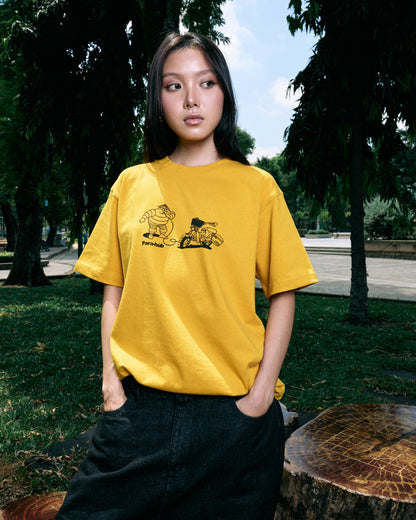 Paradise4Saigon - Let Me Blow Tee - Yellow