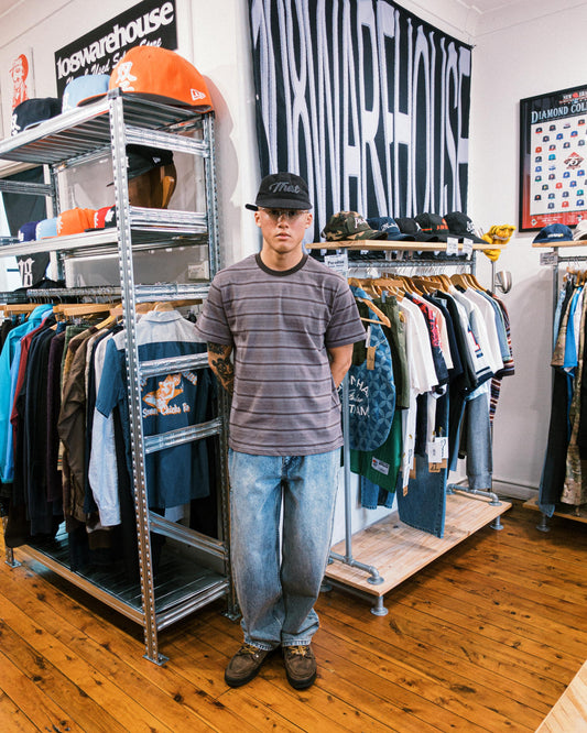 Thisisneverthat - Striped Tee - Brown