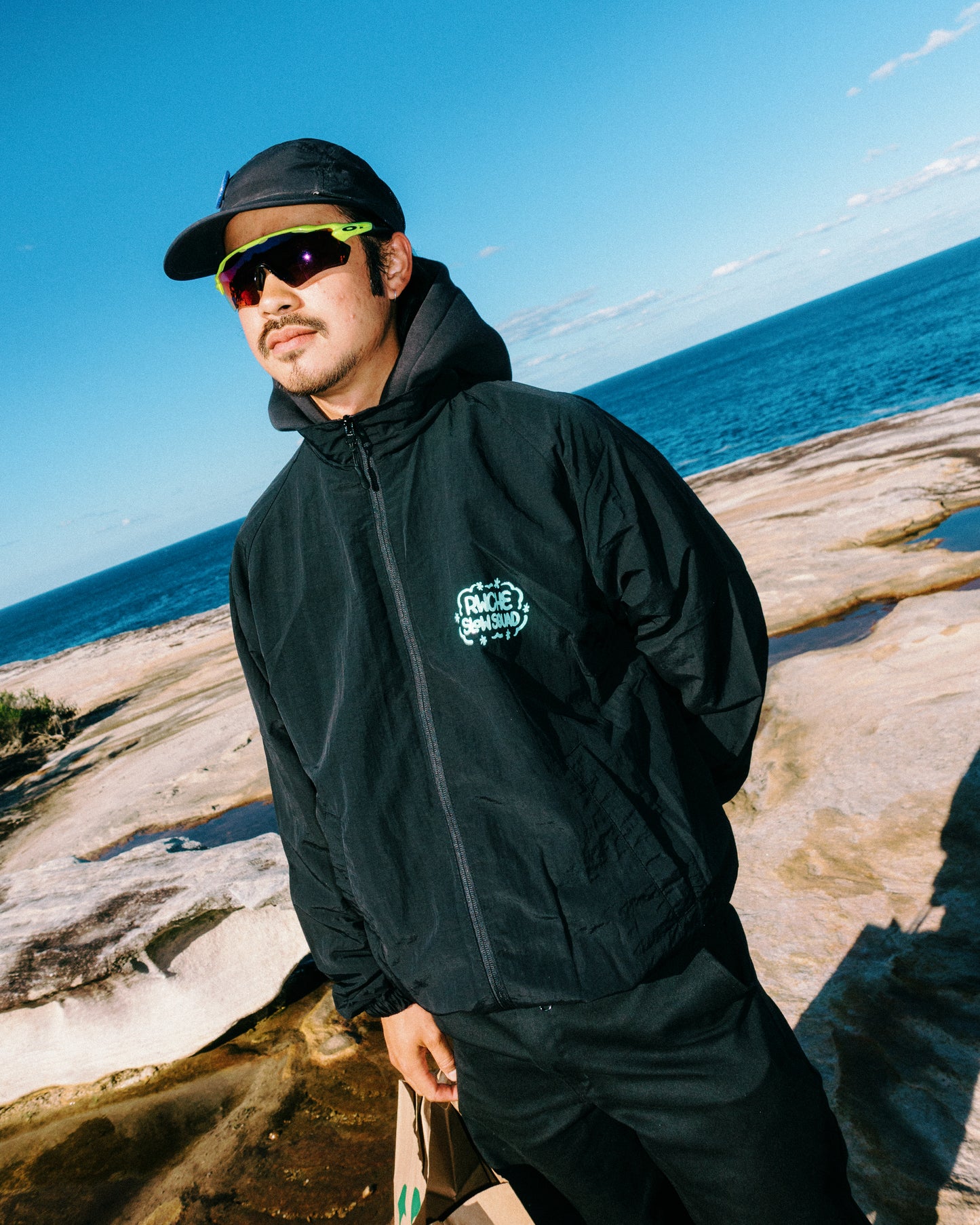 Slow Squad International - Zecs Glow In The Dark Drill Jacket - Glow