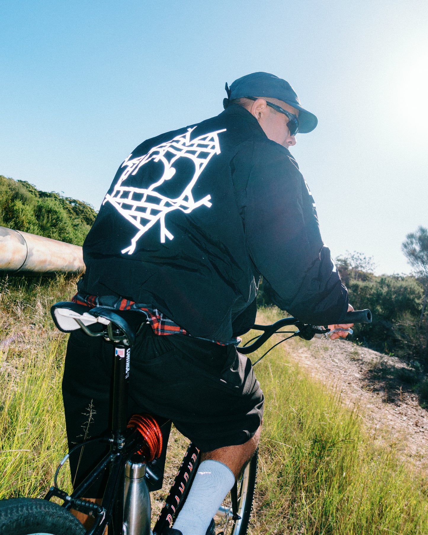 Slow Squad International - Slow Squad x Zombra Reflective Drill Jacket - Grey