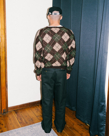 Nepenthes Argyle V Neck Sweater