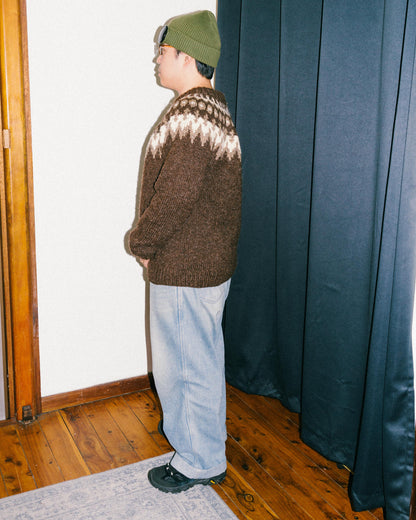 South2 West8 Patterned Knit Sweater