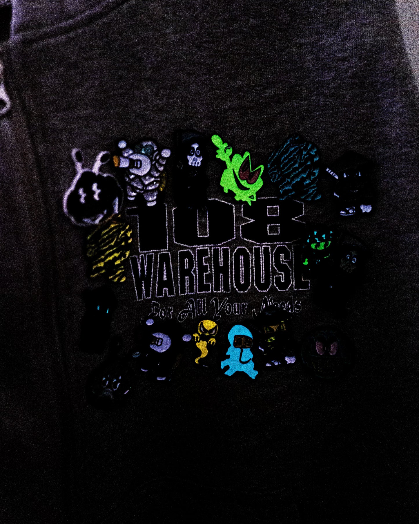 OHSHIT!/madeintheusa - Shinobin Glow in the dark - Light Blue