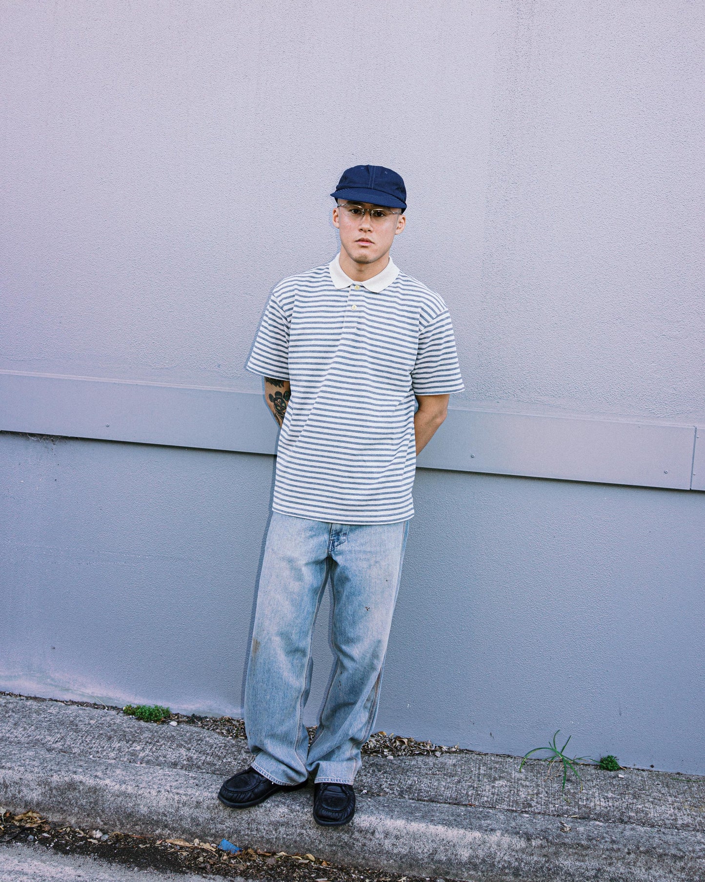 Khakis - Distressed Painter Pant - Used Blue