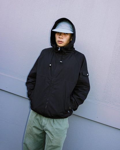 Khakis - Hooded Wind Jacket - Black