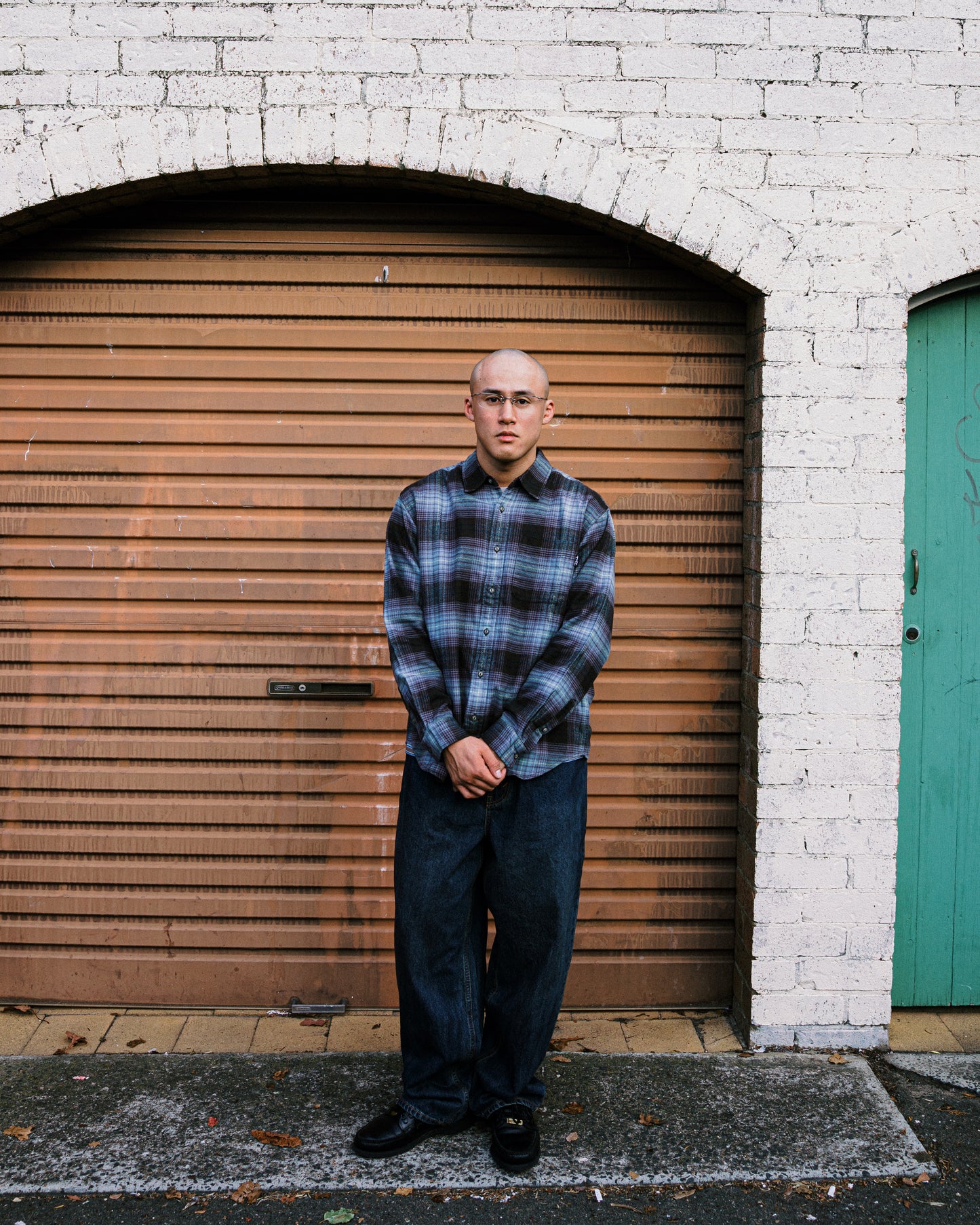 Thisisneverthat - Flannel Check Shirt - Off Black