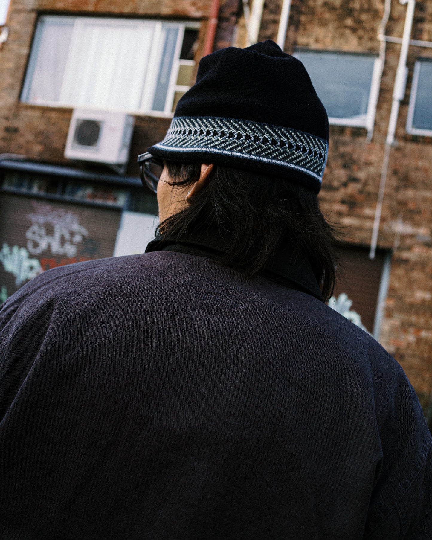 Thisisneverthat - Diagonal Pattern Beanie - Black