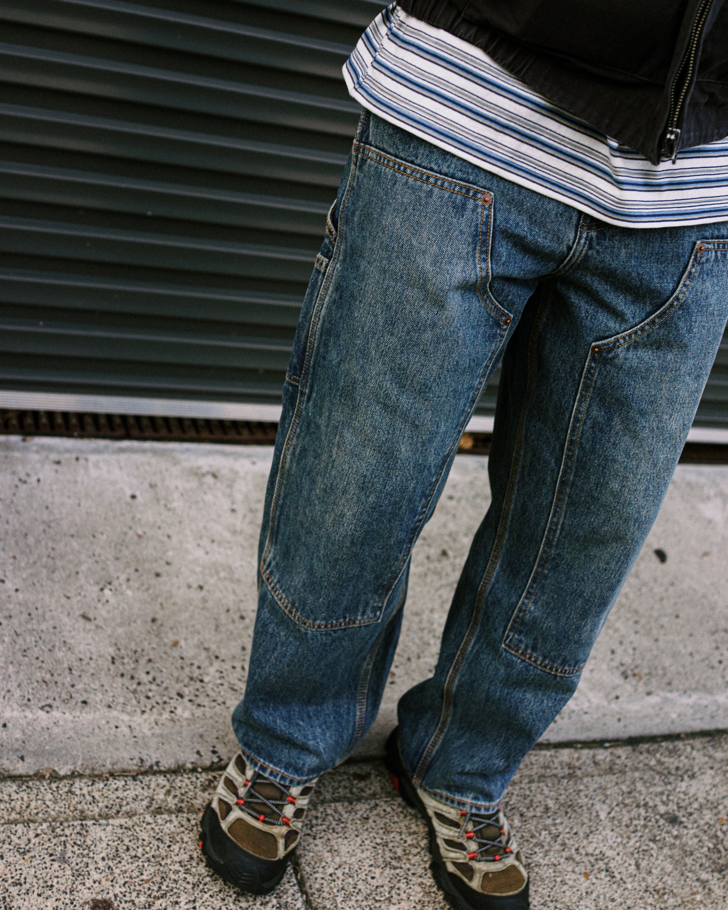 Thisisneverthat - Denim Double Knee Pant - Mud
