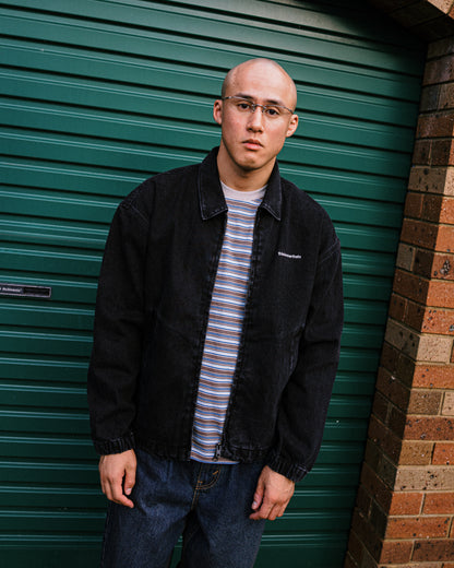 Thisisneverthat - Denim Blouson Jacket - Black