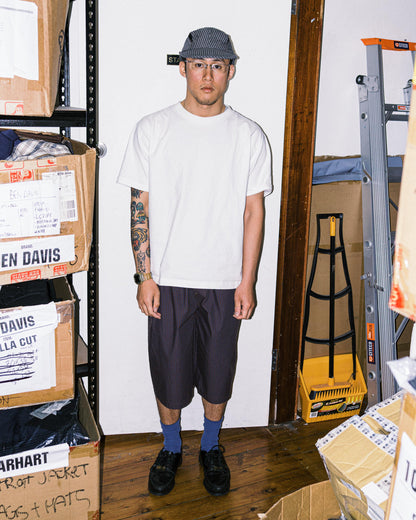 DeMarcoLab - Plaid Jumbo Shorts - Crimson